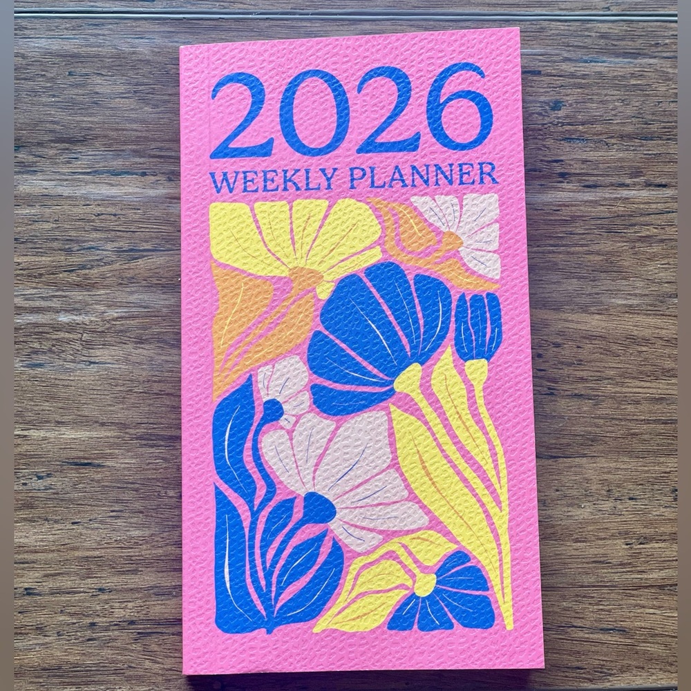 Floral Pink Weekly Planner 2026